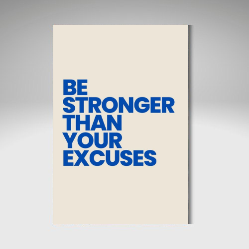 BE STRONGER CANVAS WALL ART