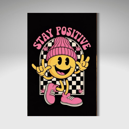 STAY POSITIVE WALL ART