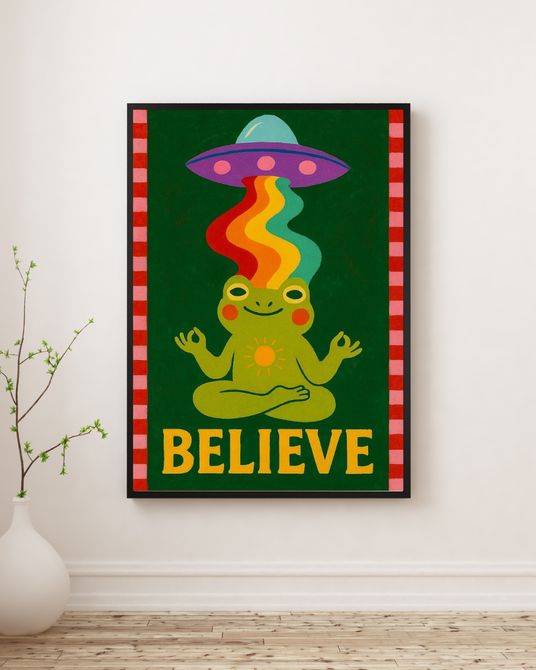 BELIEVE CANVAS WALL ART