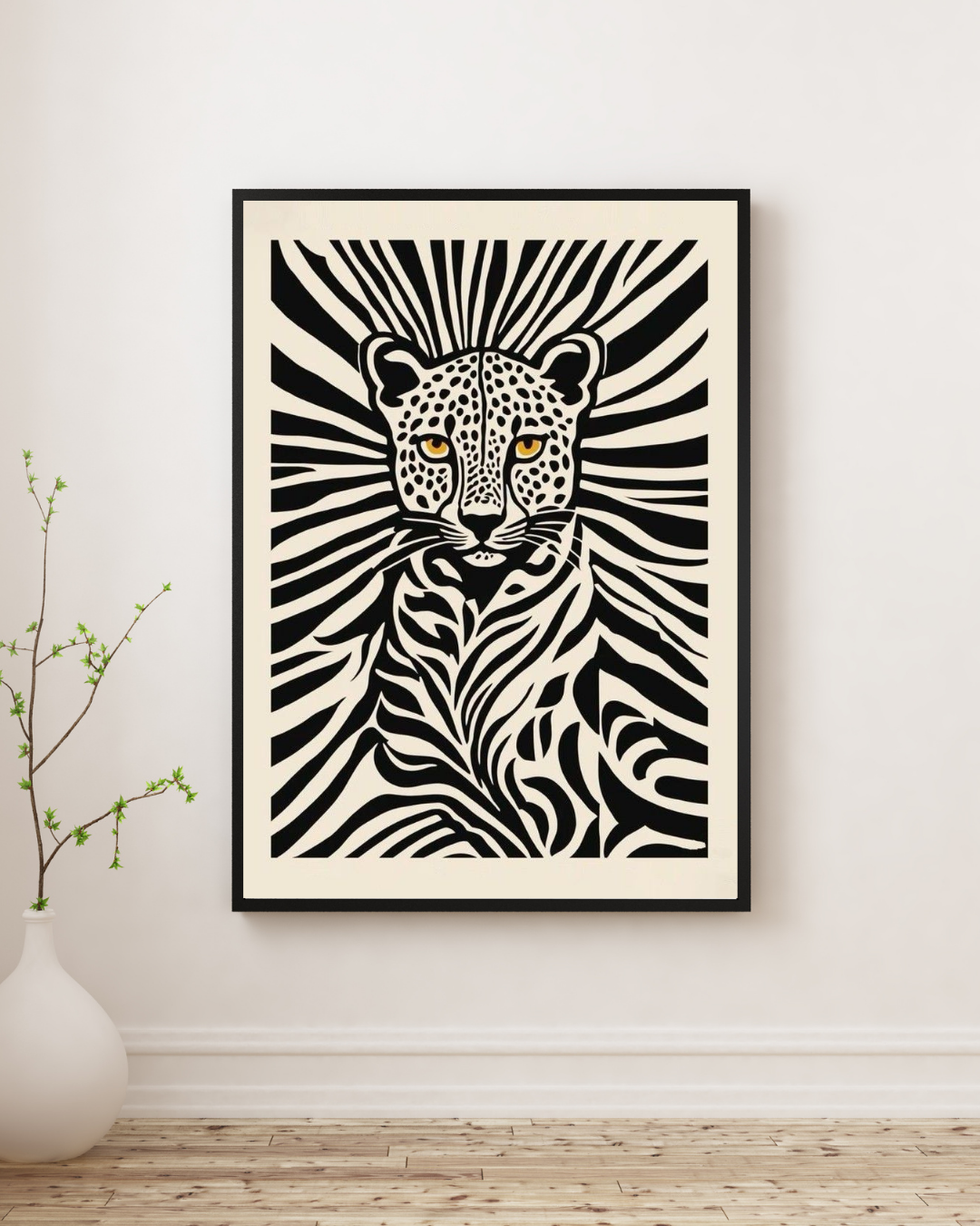 Wild Contrast CANVAS WALL ART