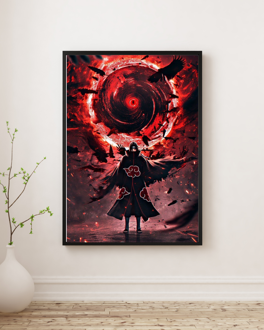 ITACHI UCHICHA WALL ART