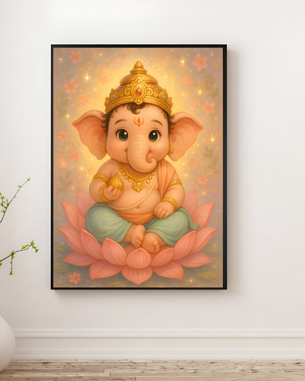 GANESHA  CANVAS WALL ART