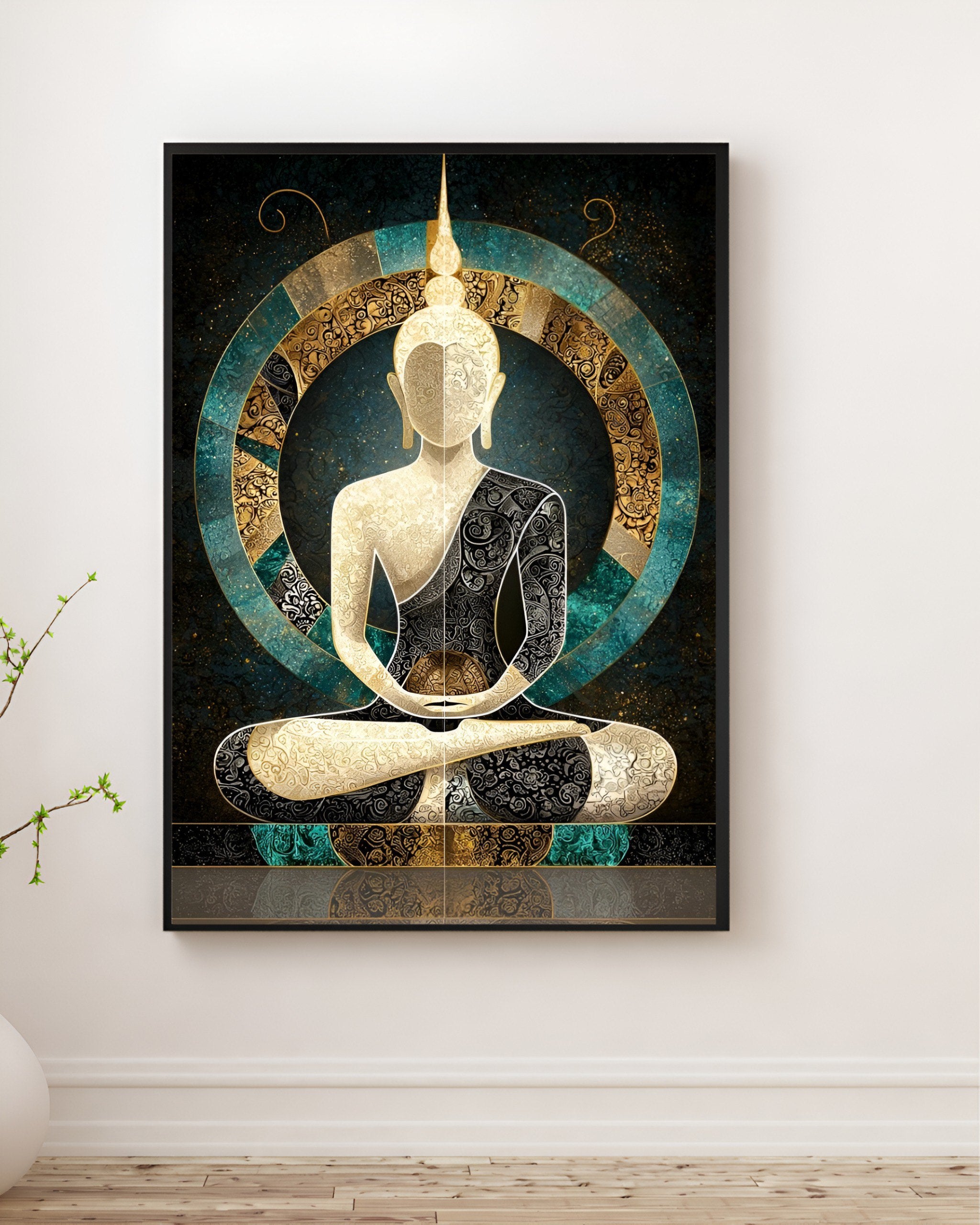 buddha canvas wall art