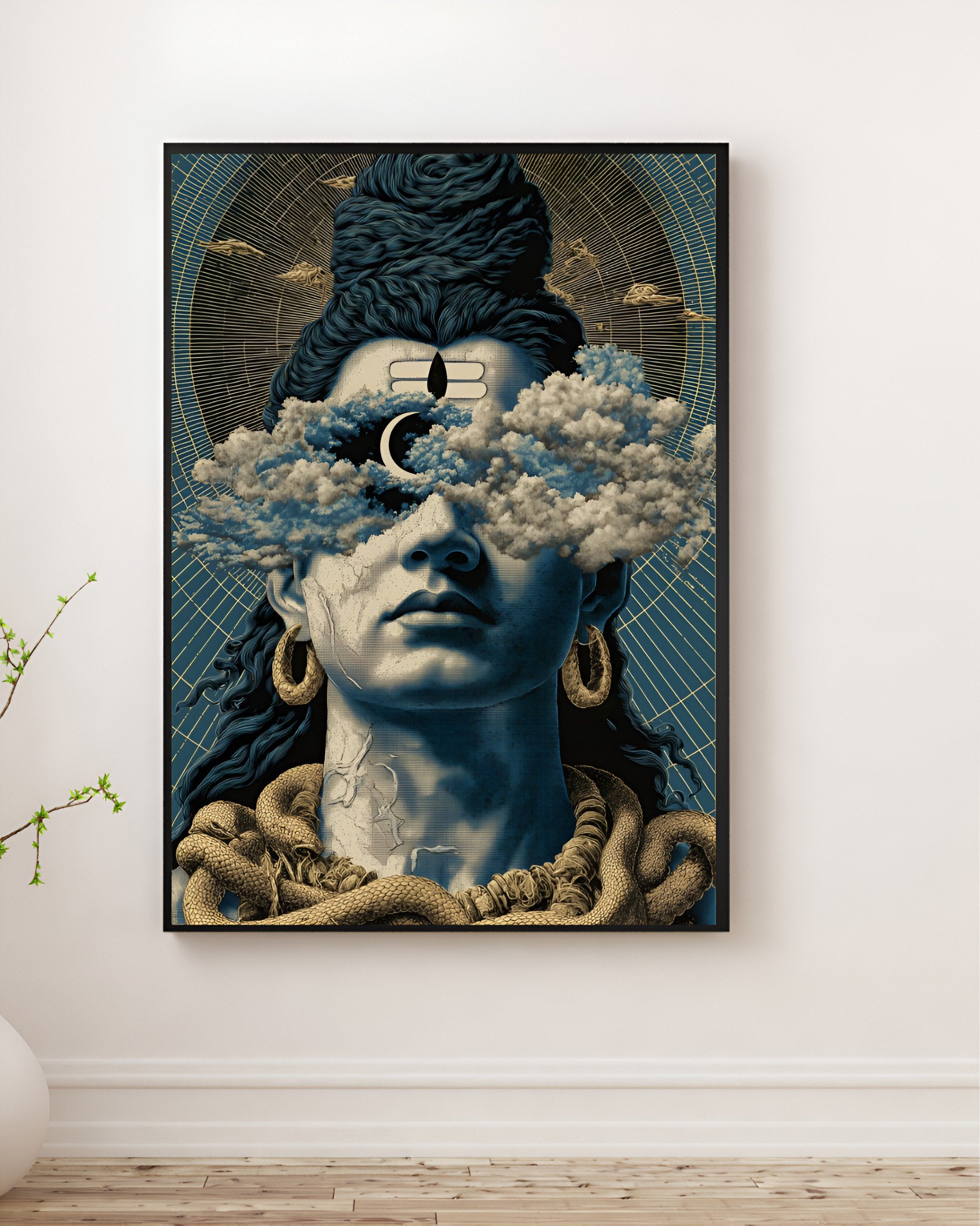 SHIVA CANVAS WALL ART