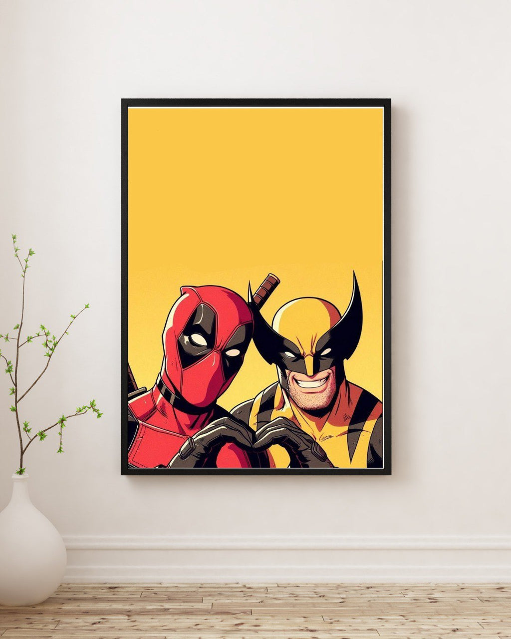 DEADPOOL & WOLVERINE CANVAS WALL ART