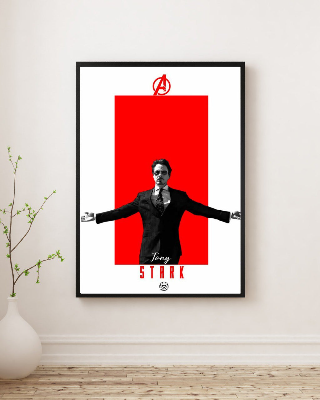 TONY STARK AESTHETIC CANVAS WALL ART
