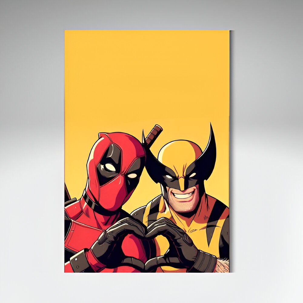 DEADPOOL & WOLVERINE CANVAS WALL ART