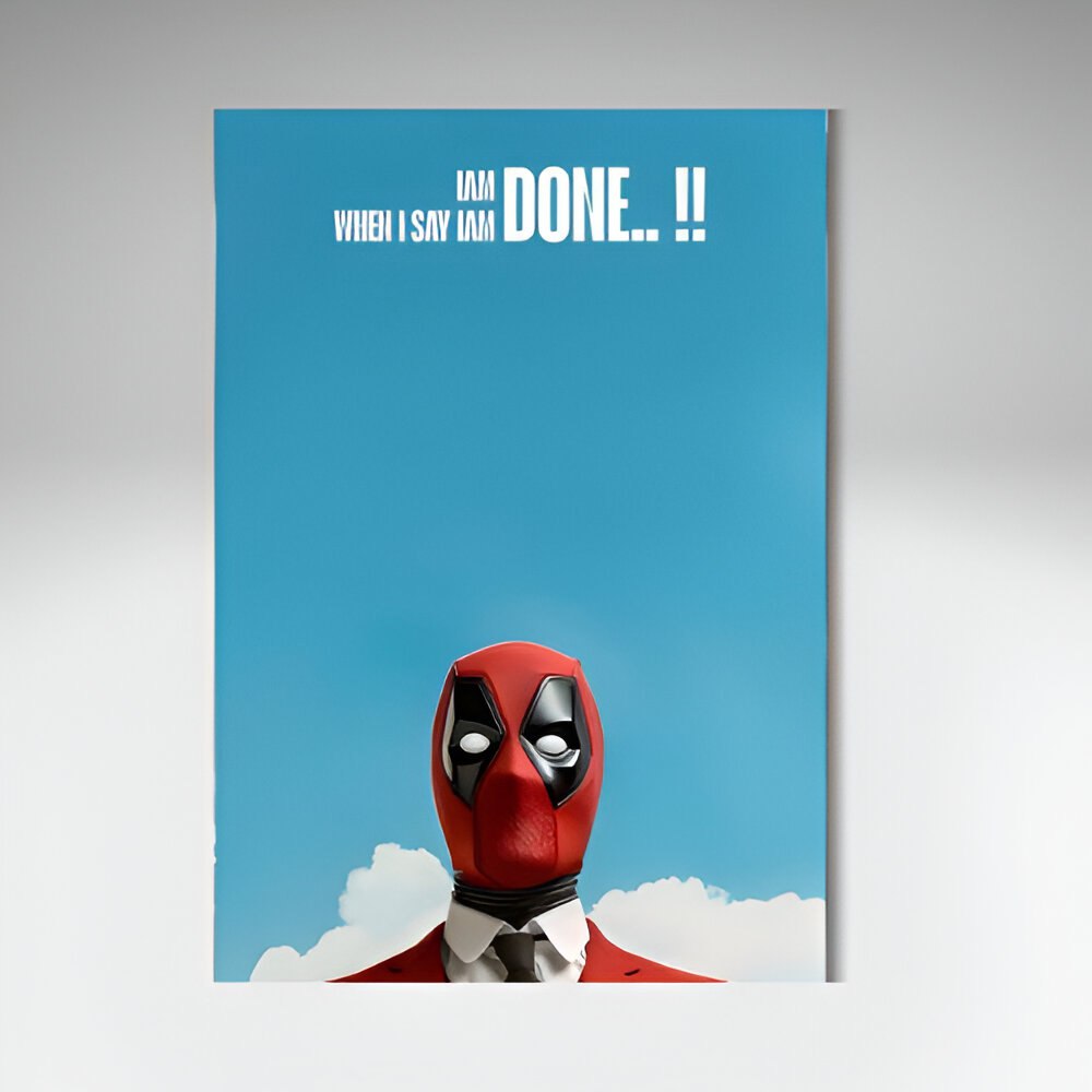 DEADPOOL CANVAS WALL ART