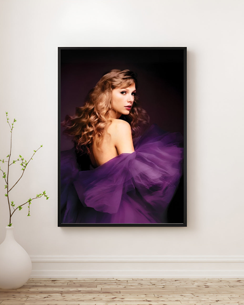 Violet Whispers: Elegance in Motion