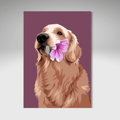 Golden Gesture Canvas Wall Art