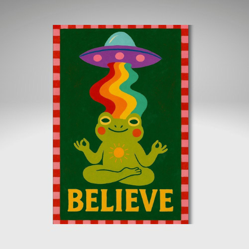 BELIEVE CANVAS WALL ART