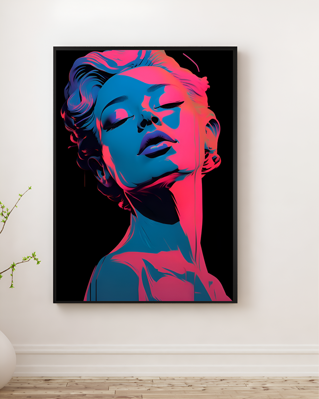 Neon Dreamscape: Electric Serenity