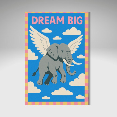 DREAM BIG WALL ART