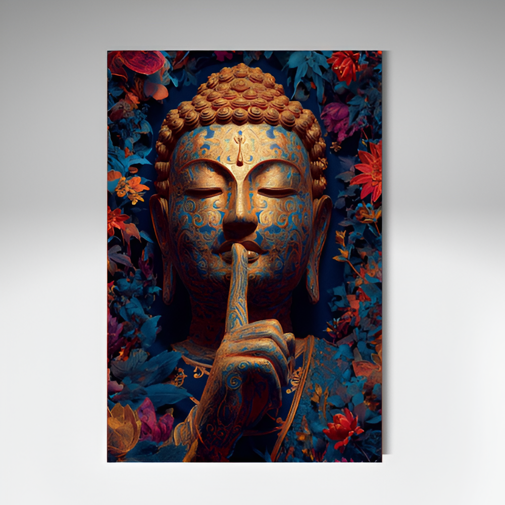 Buddha Wall Art colourful