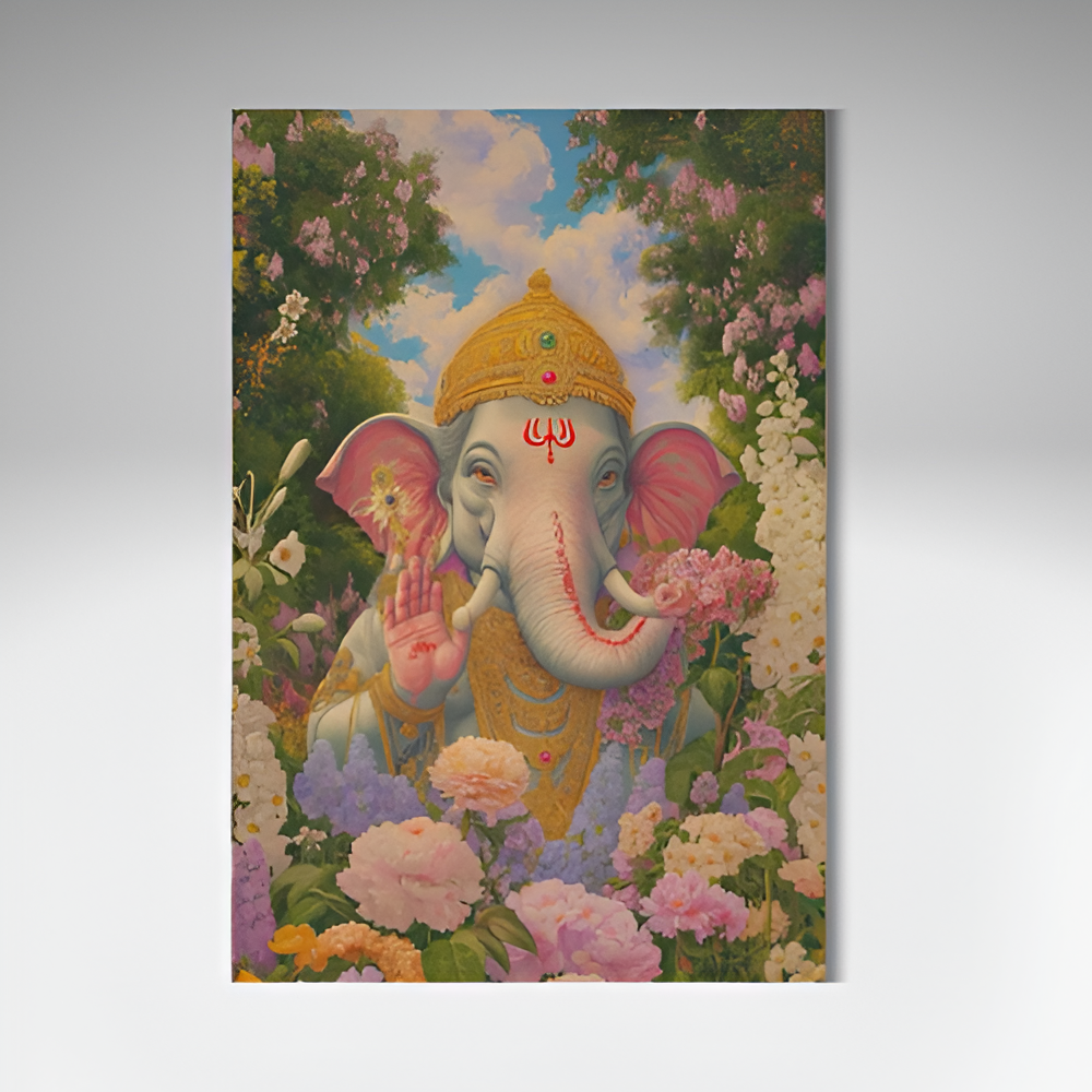 Ganesha divine wall art