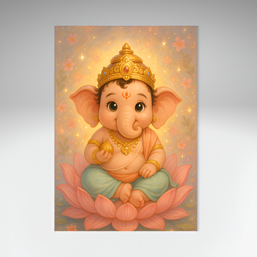 GANESHA  CANVAS WALL ART